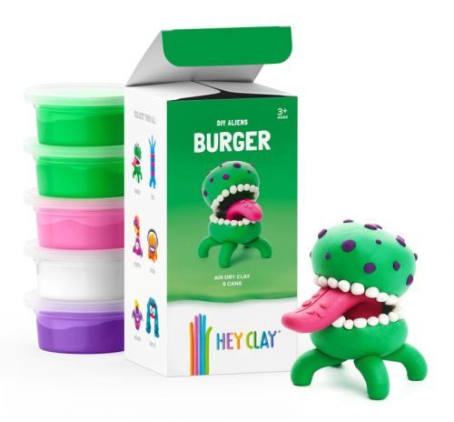 Hey Clay Kreativní modelovací sada - Burger