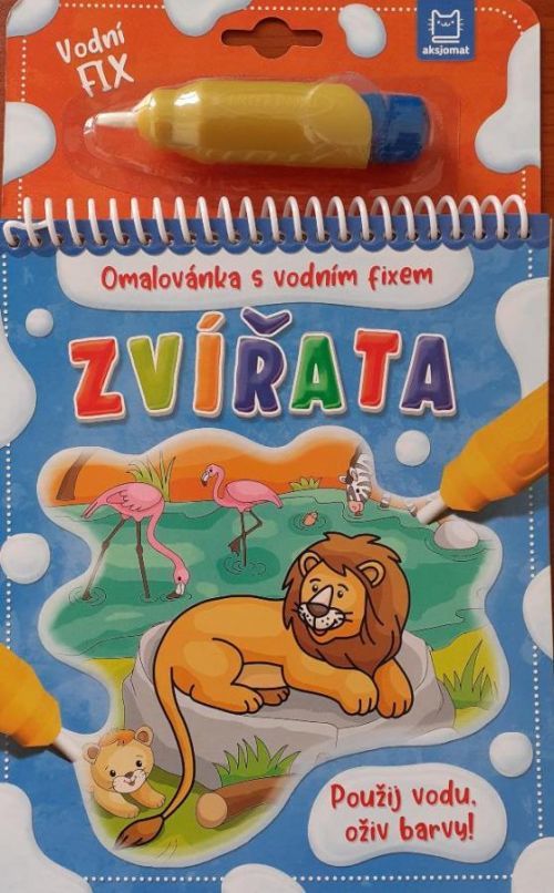 Zvířata - Omalovánka s vodním fixem - Wierzchowska Barbara, Kroužková