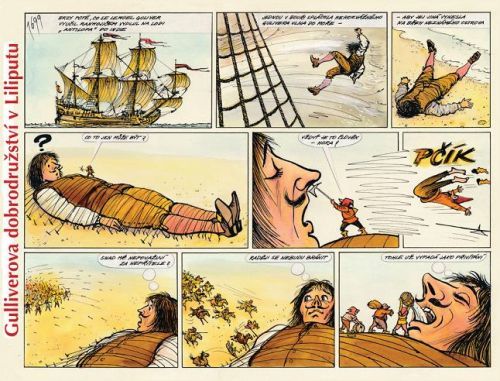 Gulliverova dobrodružství v Liliputu - Swift Jonathan, Ostatní (neknižní zboží)