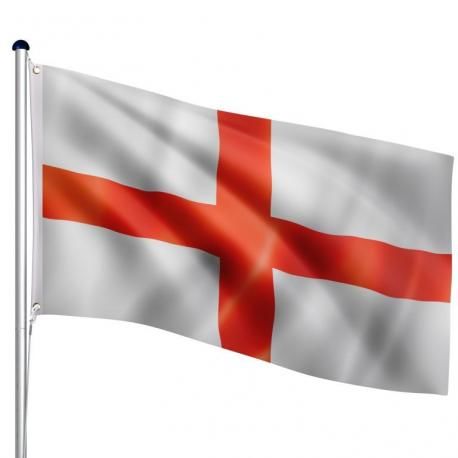FLAGMASTER Vlajkový stožár vč. vlajky Anglie, 650 cm FLAGMASTER® M85190