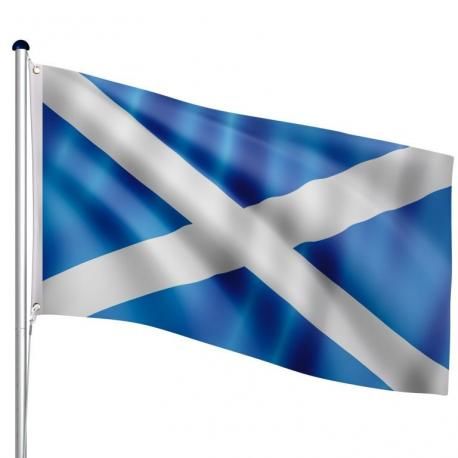 FLAGMASTER Vlajkový stožár vč. vlajky Skotsko, 650 cm FLAGMASTER® M85191