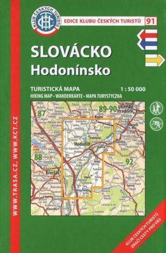 KČT 91 Slovácko, Hodonínsko 1:15 000