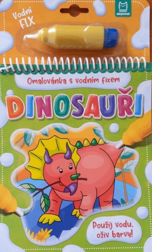 Dinosauři - Omalovánka s vodním fixem - Wierzchowska Barbara, Kroužková