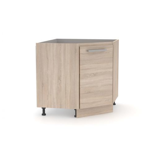 Spodní rohová skříňka NOVA PLUS NOPL-065-RS dub sonoma Tempo Kondela