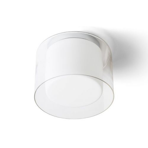 Svítidlo RENDL VENICE 23 stropní čiré sklo/opálové sklo/chrom 230V LED E27 11W IP44 R13684