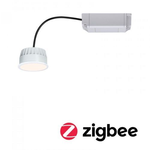 PAULMANN LED Modul vestavné svítidlo Smart Home Zigbee teplá bílá Coin kruhové 50mm Coin 6W 470lm 230V 2700K satén 93073