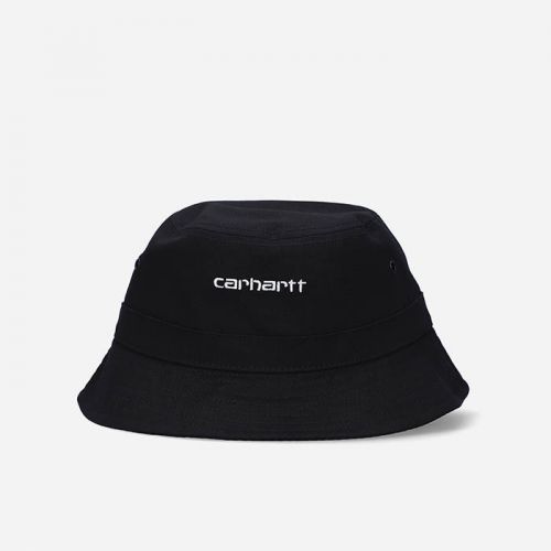Carhartt WIP Script Bucket Hat I029937 BLACK/WHITE