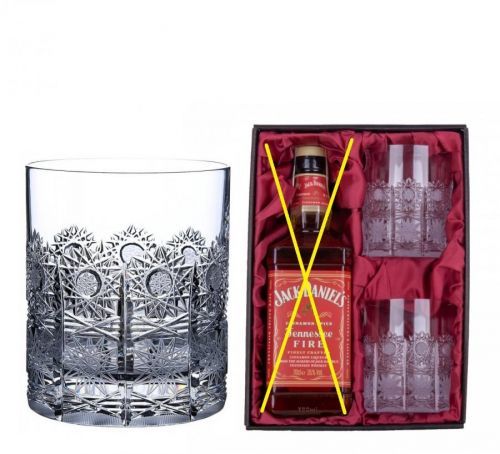 Onte Crystal Bohemia Crystal dárková sada na whisky se sklenicemi 280 ml 500pk