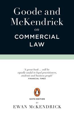 Goode and McKendrick on Commercial Law - 6th Edition (Goode Roy)(Paperback / softback)