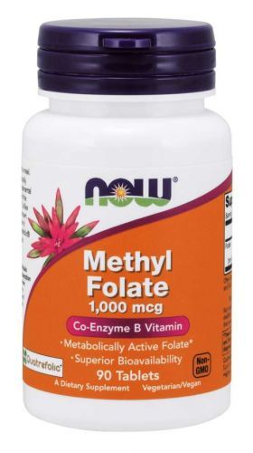 Methyl Folát 90 tab. - NOW Foods