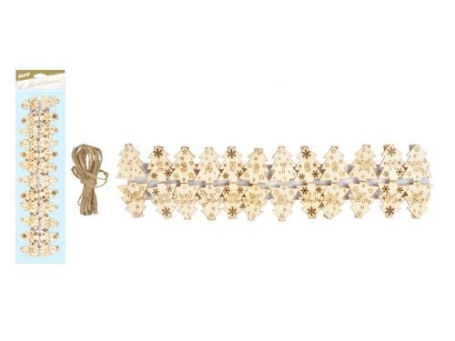 MFP 8886132 Kolíčky dřevo adventní kalendář natur