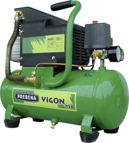 Pístový kompresor Prebena Vigon 120 Vigon120, objem tlak. nádoby 12 l