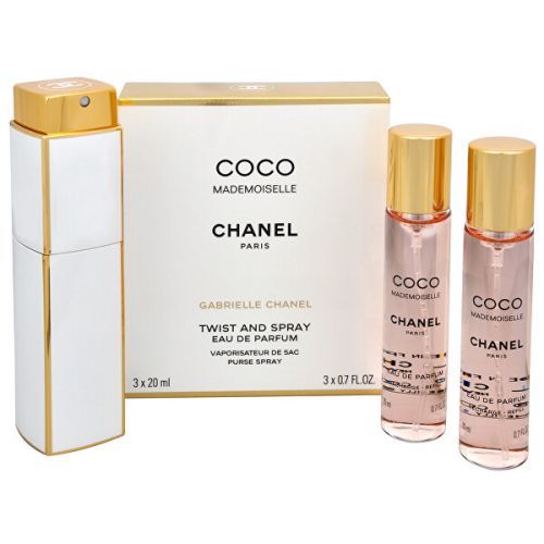 Chanel Coco Mademoiselle parfémovaná voda (1x plnitelná + 2x náplň) pro ženy 3x20 ml Chanel