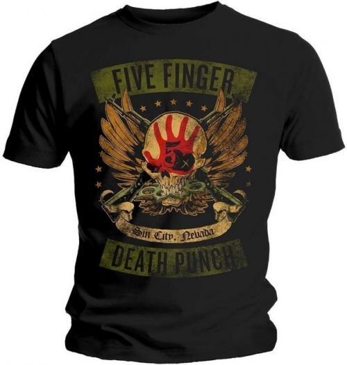 Five Finger Death Punch Unisex Tee Locked & Loaded L