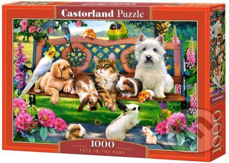 Castorland Puzzle 1000 Dílků Pets In The Park