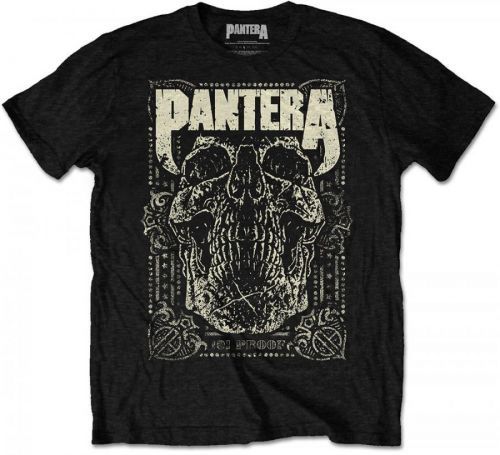 Pantera 101 Proof Skull Mens Blk T Shirt: XL