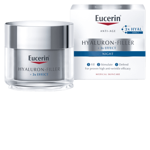 Eucerin Hyaluron-Filler + 3xEffect Noční krém 50ml