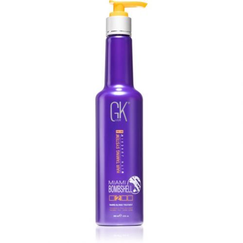 GK Hair Miami Bombshell hydratační vyhlazující maska pro zesvětlené nebo melírované vlasy 280 ml