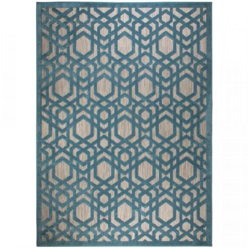 Flair Rugs koberce Kusový koberec Piatto Oro Blue - 80x150 cm Modrá