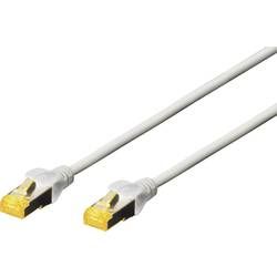 Síťový kabel RJ45 Digitus DK-1644-A-050, CAT 6A, S/FTP, 5.00 m, šedá