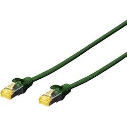 Síťový kabel RJ45 Digitus DK-1644-A-020/G, CAT 6A, S/FTP, 2.00 m, zelená