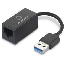 Adaptér 1 GBit/s Renkforce RF-4708614 USB 3.2 Gen 1 (USB 3.0), LAN (až 1 Gbit/s)
