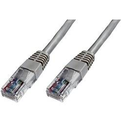 Síťový kabel RJ45 Digitus DK-1511-050, CAT 5e, U/UTP, 5.00 m, šedá