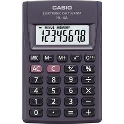 Casio HL-4A kapesní kalkulačka antracitová Displej (počet míst): 8 na baterii (š x v x h) 56 x 9 x 87 mm