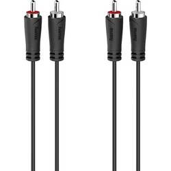 Cinch audio kabel Hama 00205258, 3 m, černá