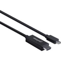 HDMI kabel Manhattan [1x mini DisplayPort zástrčka - 1x HDMI zástrčka] černá 180.00 cm