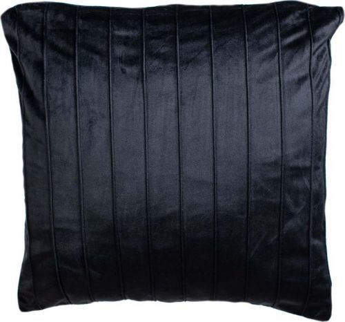 Černý dekorativní polštář JAHU collections Stripe, 45 x 45 cm