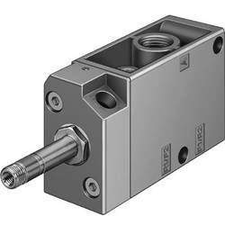 Magnetický ventil FESTO 9964, G 1/4 Jmenovitá vzdálenost 7 mm Materiál pouzdra litý hliník Těsnicí materiál NBR