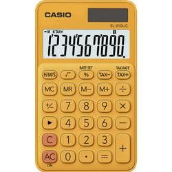 Casio SL-310UC-RG kapesní kalkulačka oranžová Displej (počet míst): 10 solární napájení, na baterii (š x v x h) 70 x 8 x 118 mm