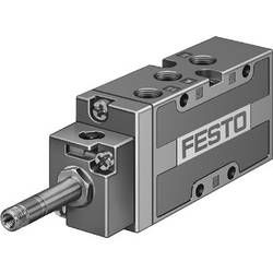 Magnetický ventil FESTO 19758, G 1/8 Jmenovitá vzdálenost 5 mm Materiál pouzdra litý hliník Těsnicí materiál NBR, PUR