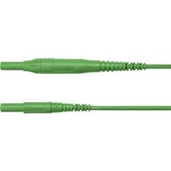 Schützinger MSFK B441 / 1 / 100 / GN měřicí kabel [zástrčka 4 mm - zástrčka 4 mm] zelená