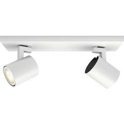 LED stropní reflektory Philips Lighting Hue Hue White Amb. Runner Spot 2 flg. Weiß 2x350lm inkl. Dimmschalter, GU10, 10 W, N/A