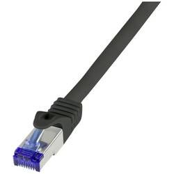 Síťový kabel RJ45 LogiLink C6A113S, CAT 6A, S/FTP, 20 m, černá