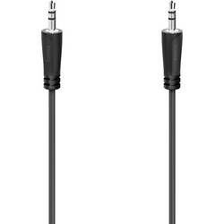 Jack audio kabel Hama 00205262, 1.5 m, černá