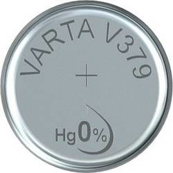 Knoflíková baterie 379, Varta SR63, na bázi oxidu stříbra, 00379101401