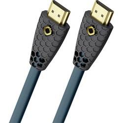 HDMI kabel Oehlbach [1x HDMI zástrčka - 1x HDMI zástrčka] permanentní modrá , antracitová 3.00 m
