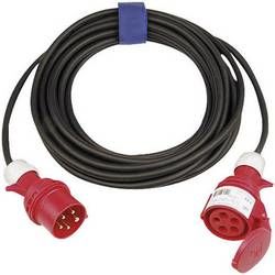 Prodlužovací CEE kabel Sirox s přepínačem fází, 10 m, 16 A, 5G 1,4 mm², černá