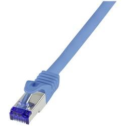 Síťový kabel RJ45 LogiLink C6A106S, CAT 6A, S/FTP, 15 m, modrá