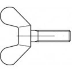 Křídlové šrouby TOOLCRAFT 1060602, N/A, M8, 20 mm, nerezová ocel, 10 ks