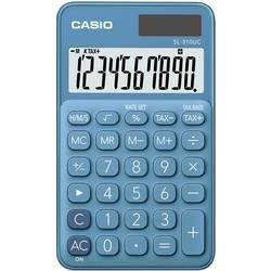 Casio SL-310UC-BU kapesní kalkulačka modrá Displej (počet míst): 10 solární napájení, na baterii (š x v x h) 70 x 8 x 118 mm