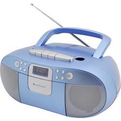 Rádio s kazetovým přehrávačem soundmaster SCD7800BL, AUX, CD, DAB+, kazeta, FM, USB, modrá