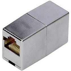 RJ45 síťový adaptér Digitus DN-93901 CAT 5, CAT 5e, [1x RJ45 zásuvka - 1x RJ45 zásuvka], šedá