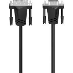 DVI / VGA kabel Hama [1x DVI-D zástrčka - 1x VGA zástrčka] černá 1.50 m