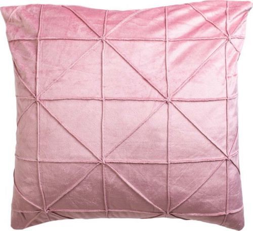 Růžový dekorativní polštář JAHU collections Amy, 45 x 45 cm