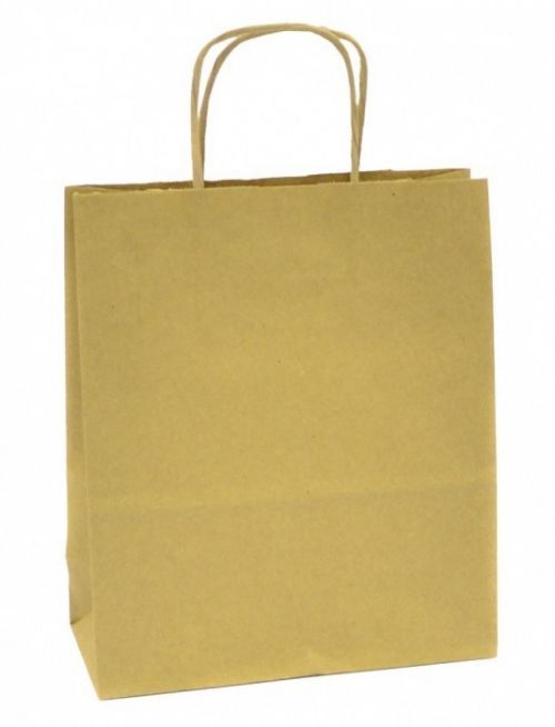 Papírová taška - přírodní - hnědá - 18 x 8 x 21 cm - 154002