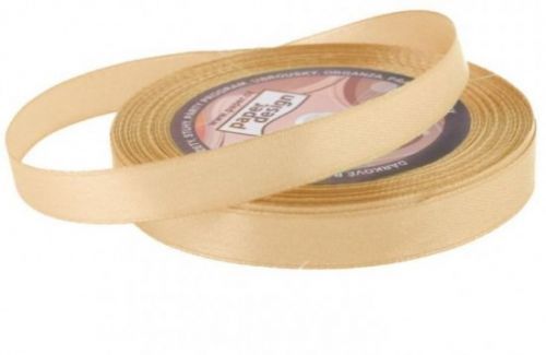 Stuha saténová 12mm/32m - zlatá - 601167